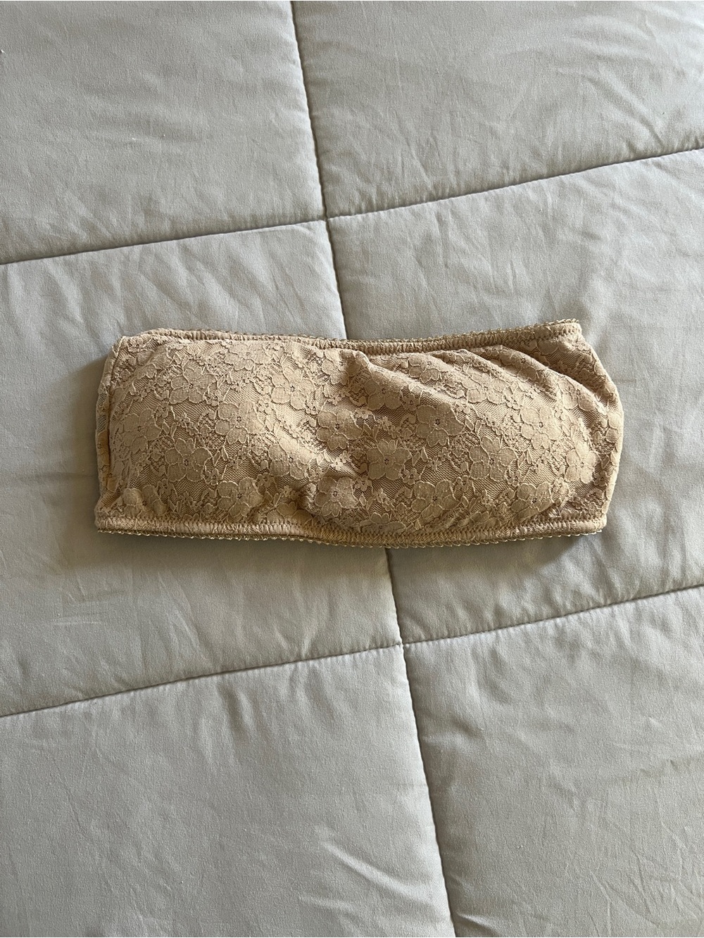 Lace Nude Padded Bandeau